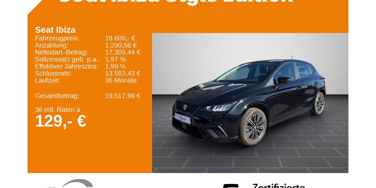 Seat Ibiza 17.953 km 17.200 &euro; Ladenburg 68526