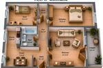Etagenwohnung Mannheim Feudenheim - 3 Zimmer, 80 m&sup2;, 295.000&euro; | Angebot:26234449