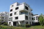 Traumhafte Erdgeschoss Terrassen Wohnung mit seitlichem Rheinblick