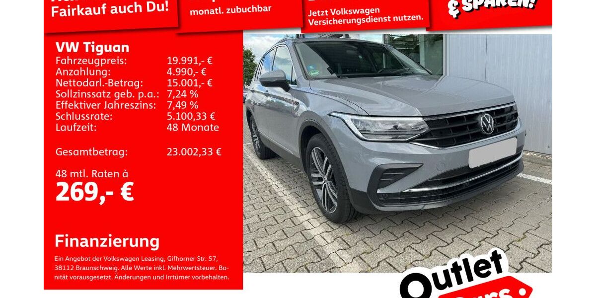 VW Tiguan 82.073 km 19.791 &euro; Mannheim 68309
