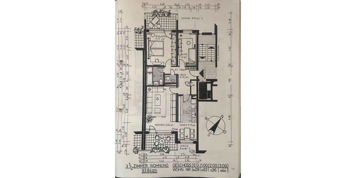 Etagenwohnung Viernheim - 3.5 Zimmer, 94 m&sup2;, 395.000&euro; | Angebot:27023138