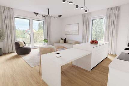 Wohnung Mannheim Niederfeld - 2 Zimmer, 62 m&sup2;, 385.000&euro; | Angebot:24611870
