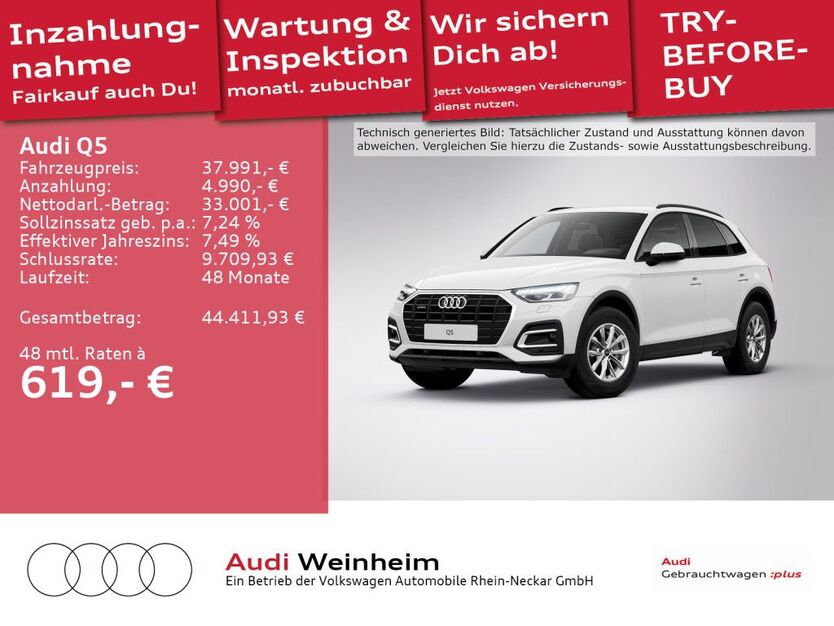 Audi Q5 29.608 km 37.991 € Weinheim 69469