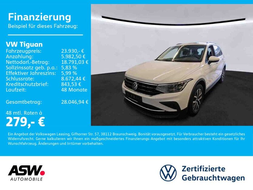VW Tiguan 113.200 km 23.930 € Sinsheim 74889