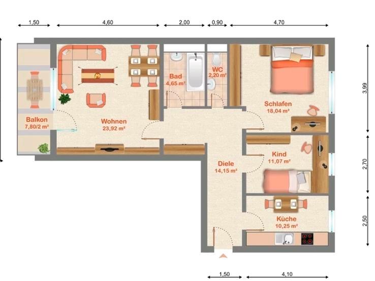 3-Zimmer-Wohnung in Brühl-Rohrhof zu verkaufen *provisionsfrei*