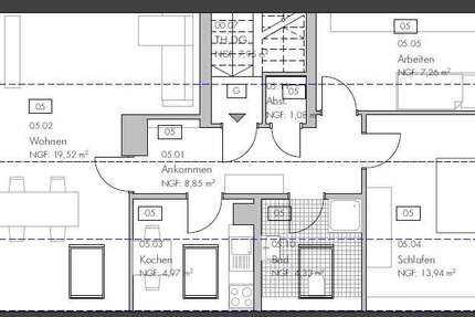 Wohnung Dossenheim - 3 Zimmer, 63 m&sup2;, 269.000&euro; | Angebot:26377407