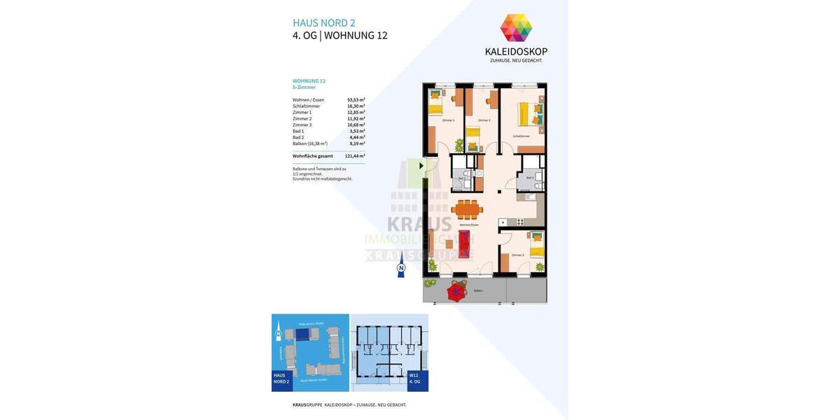 Etagenwohnung Heidelberg Rohrbach - 5 Zimmer, 121 m&sup2;, 879.000&euro; | Angebot:25728223