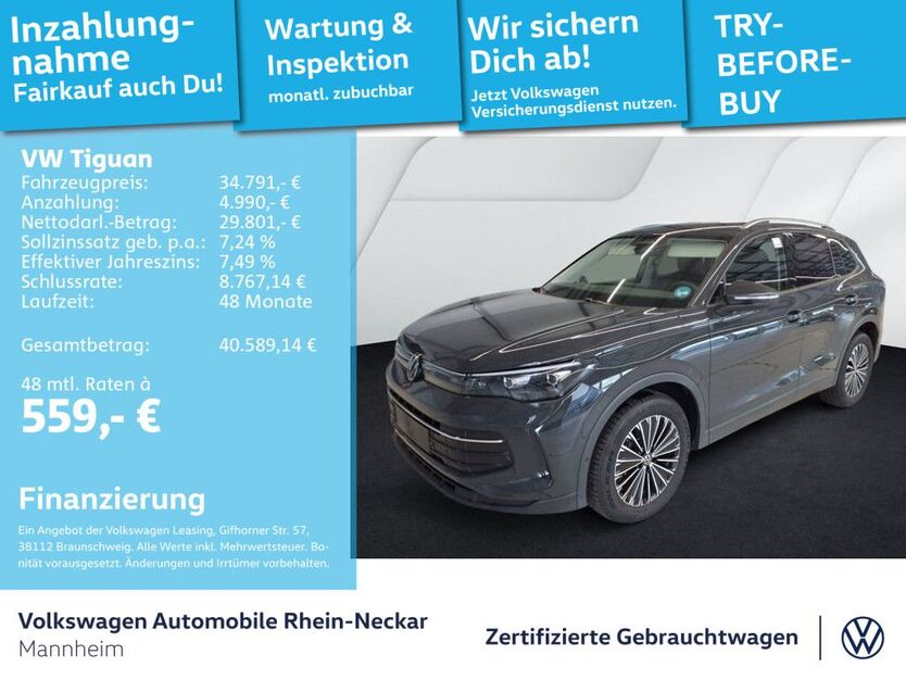VW Tiguan 17.506 km 34.791 € Mannheim 68309