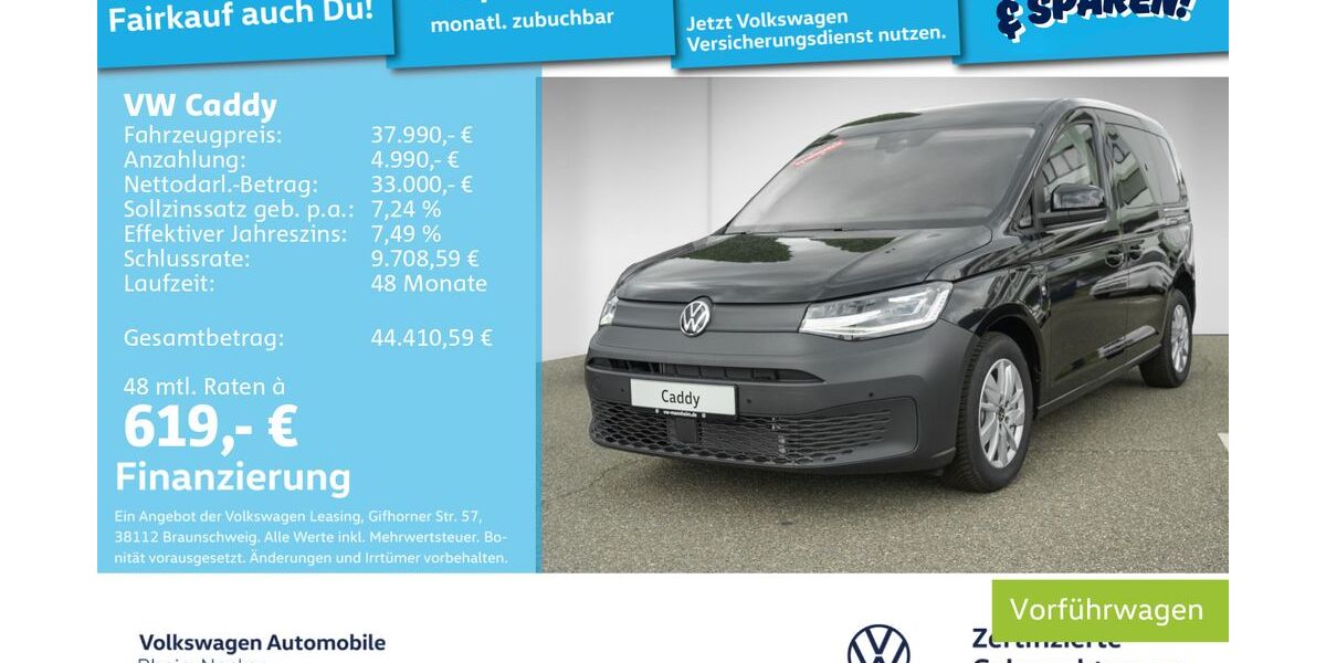 VW Caddy 29.990 km 37.610 &euro; Mannheim 68309