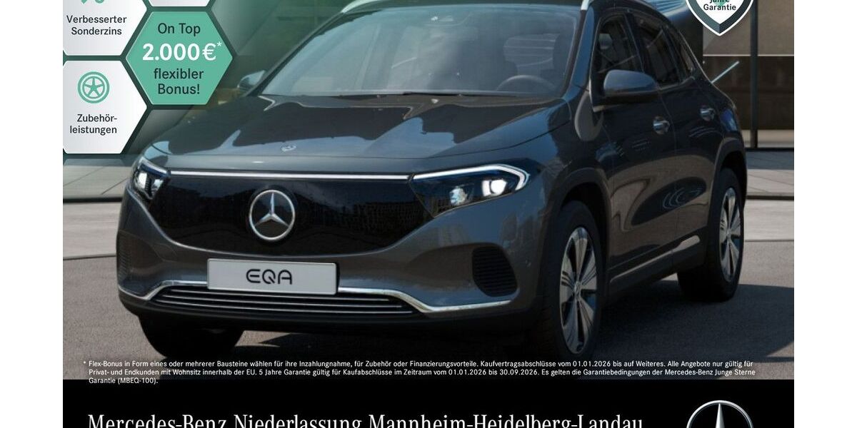 Mercedes-Benz EQA 9.031 km 34.990 &euro; Mannheim 68165