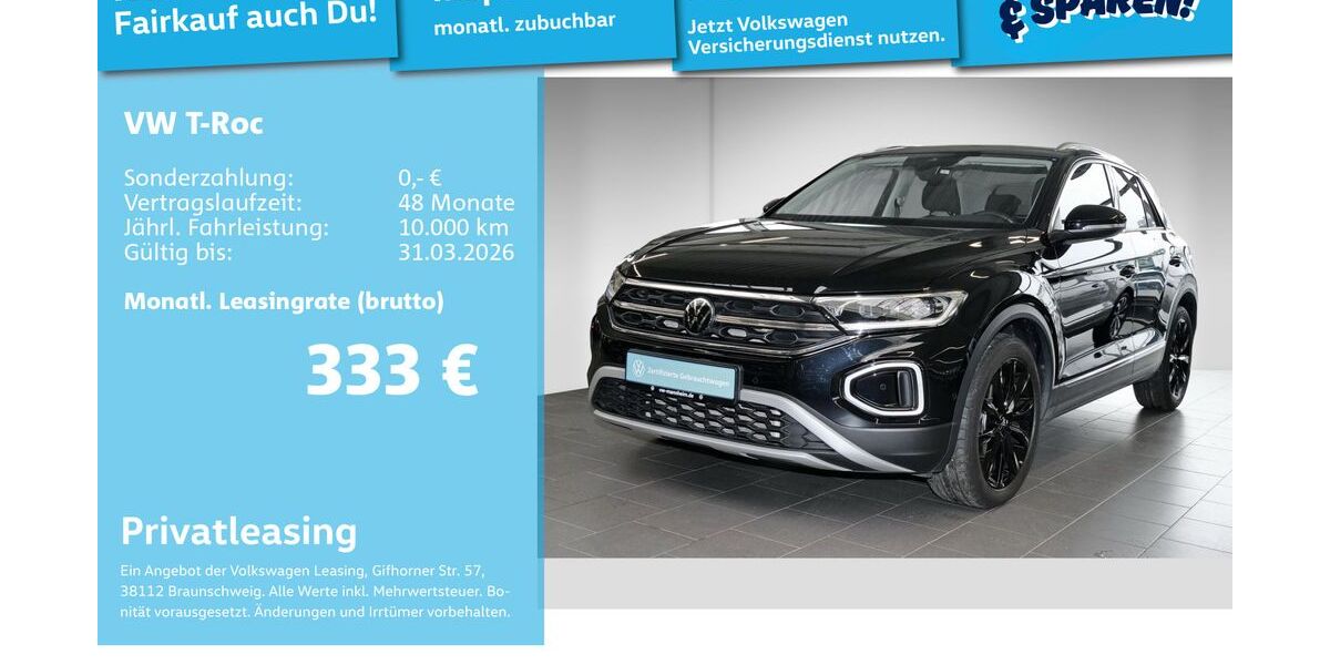 VW T-Roc 54.030 km 25.492 &euro; Mannheim 68309