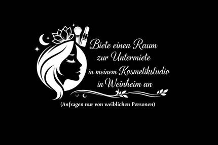 Raum in Kosmetikstudio in Weinheim zu vermieten (keine NK) zimmer