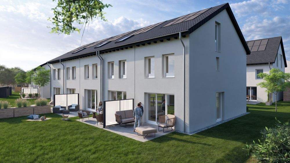 KfW-55: Modernes Reihenendhaus mit ca. 122 m² Wohnfläche - Neubau in Nußloch 5 zimmer