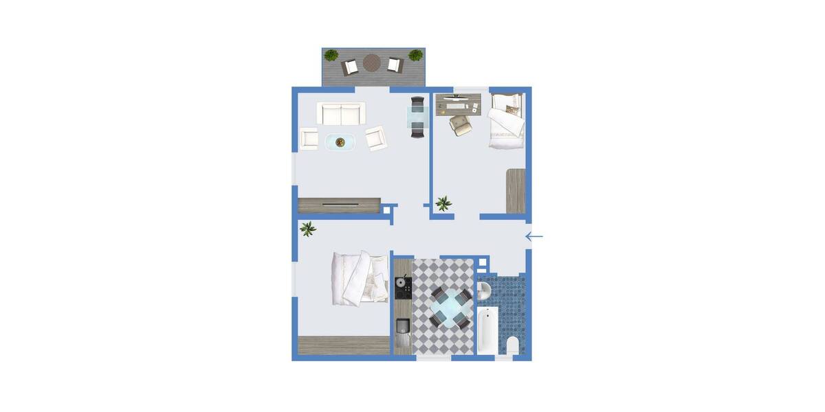 Etagenwohnung Frankenthal (Pfalz) Frankenthal - 3 Zimmer, 80 m&sup2;, 699&euro; | Angebot:26392382