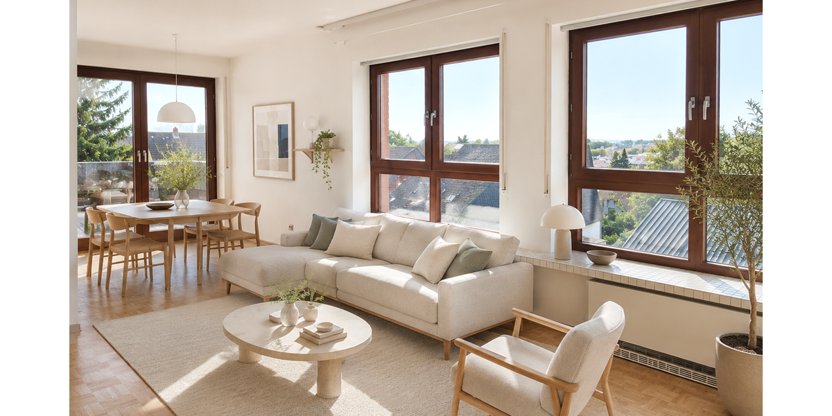 Etagenwohnung Weinheim - 3 Zimmer, 100 m&sup2;, 990&euro; | Angebot:26882749
