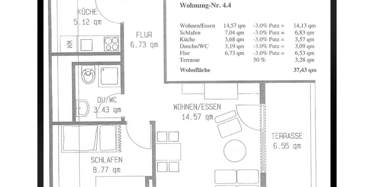 Betreutes Wohnen 2ZKB Bruchsal 2 zimmer