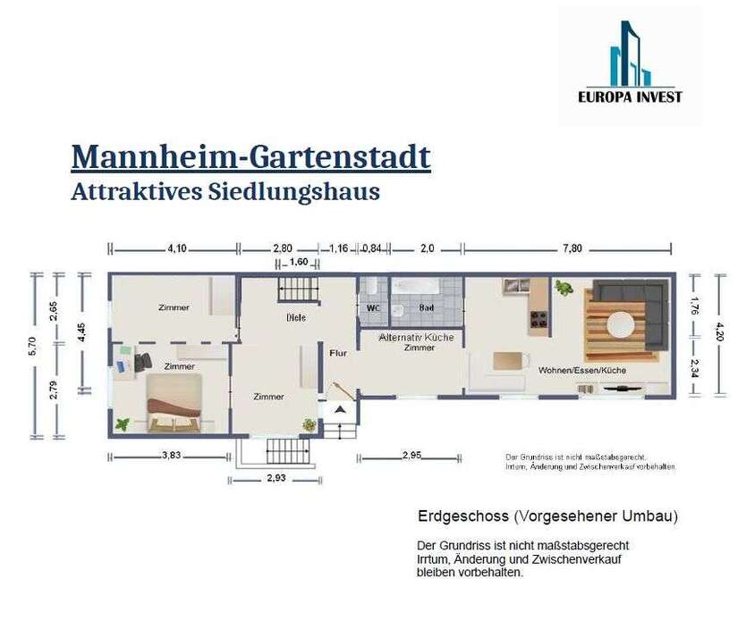 Haus zum Kaufen in Mannheim 459.000 € 130 m²