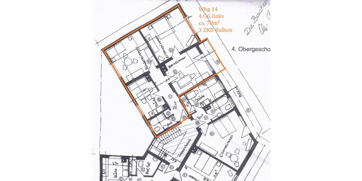 3-Zimmer-Wohnung mit Balkon in gepflegtem MfH am Ruthenplatz 3 zimmer