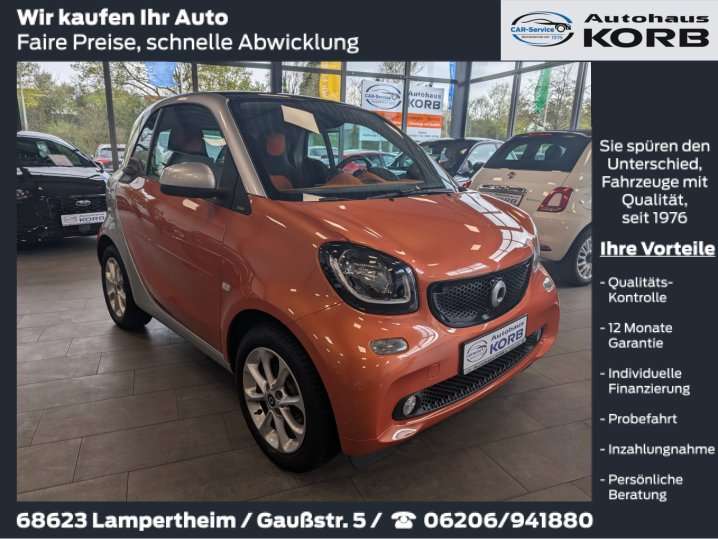 Smart forTwo 123.900 km 6.880 &euro; Lampertheim 68623