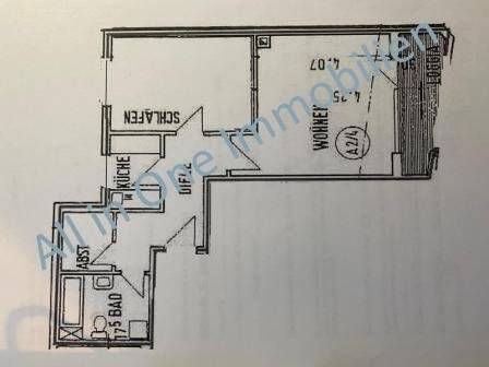 Etagenwohnung Ludwigshafen am Rhein Mitte - 2 Zimmer, 55 m&sup2;, 145.000&euro; | Angebot:23982133