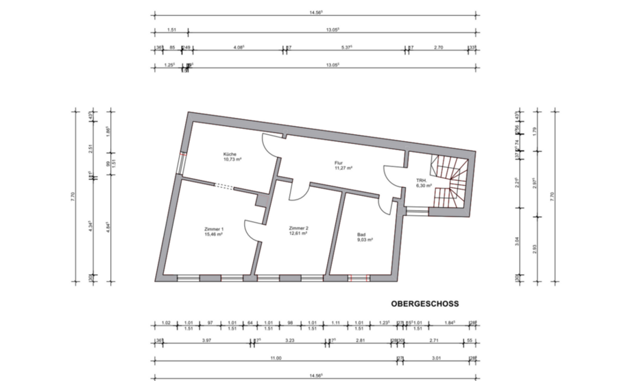 Wohnung zum Mieten in Weinheim 780 € 60 m²