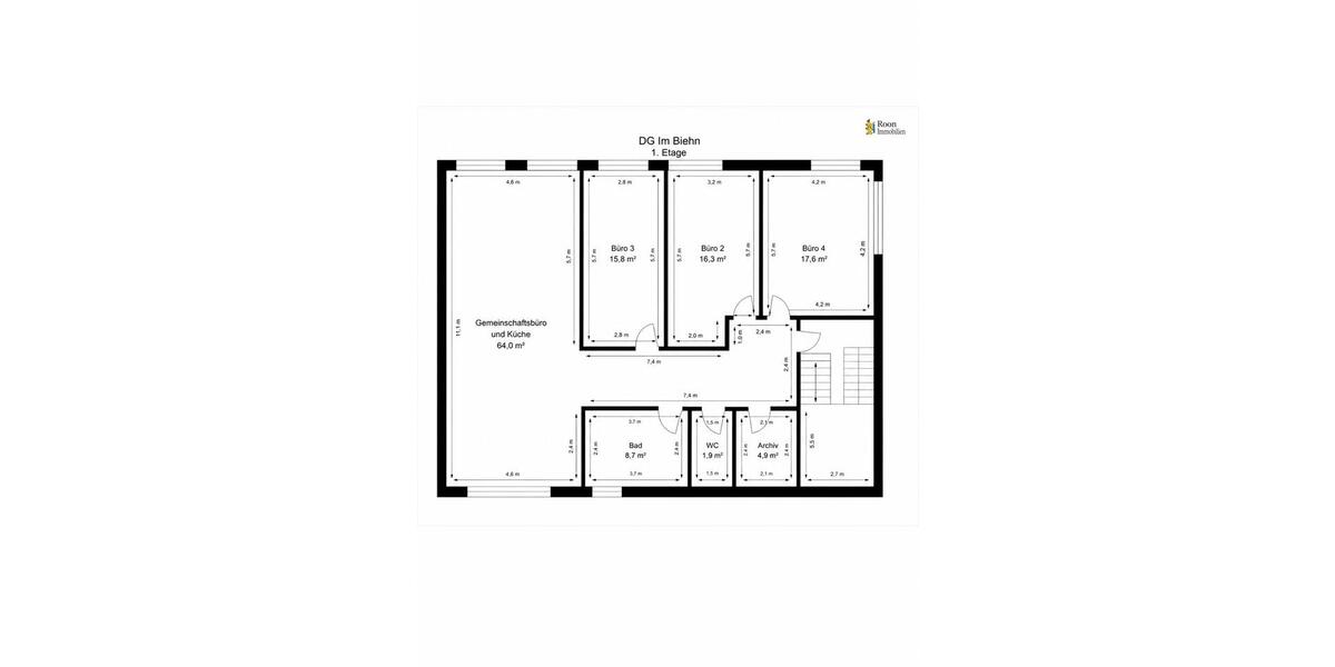 Dachgeschoßwohnung Ketsch - 4 Zimmer, 135 m&sup2;, 2.025&euro; | Angebot:26604002