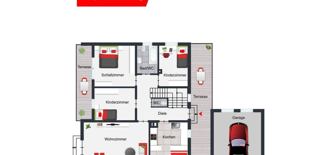 Einfamilienhaus Bammental - 8 Zimmer, 145 m&sup2;, 545.000&euro; | Angebot:26805212