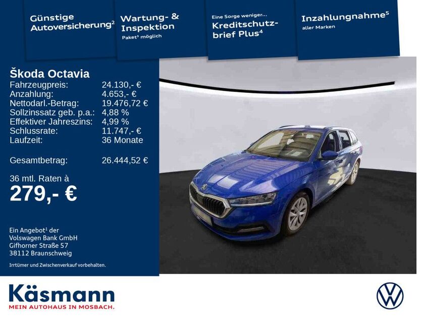 Skoda Octavia 50.431 km 23.850 € Mosbach 74821