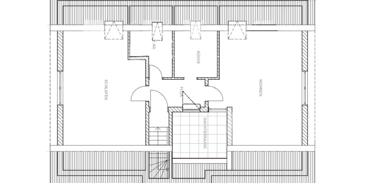 Dachgeschoßwohnung Walldorf - 2 Zimmer, 70 m&sup2;, 1.050&euro; | Angebot:26147819