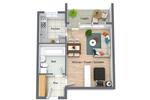 Erdgeschoßwohnung Ludwigshafen am Rhein Edigheim - 1 Zimmer, 46 m&sup2;, 550&euro; | Angebot:26433712