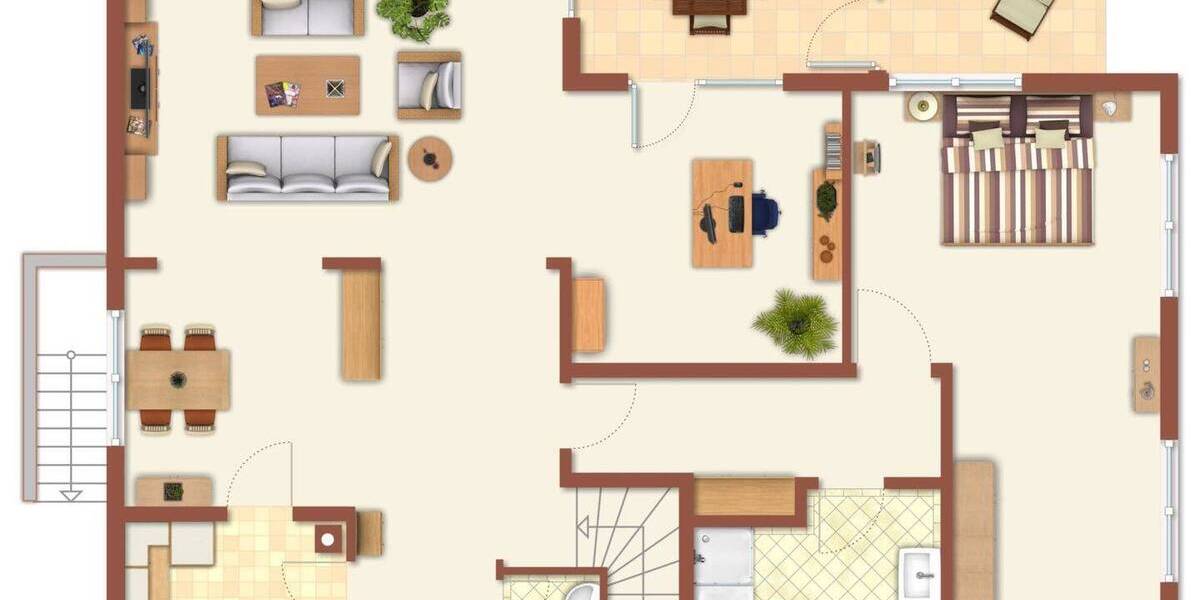 Gewerbe und Wohnen ideal verbunden 6 zimmer