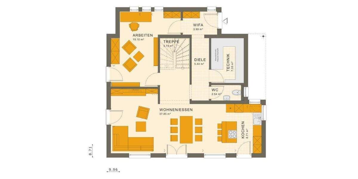 Einfamilienhaus Ubstadt-Weiher Stettfeld - 6 Zimmer, 143 m&sup2;, 725.000&euro; | Angebot:25316595