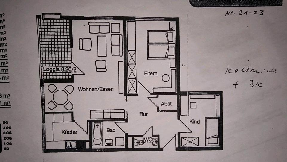 Etagenwohnung Leimen - 3.5 Zimmer, 85 m&sup2;, 285.000&euro; | Angebot:24741705
