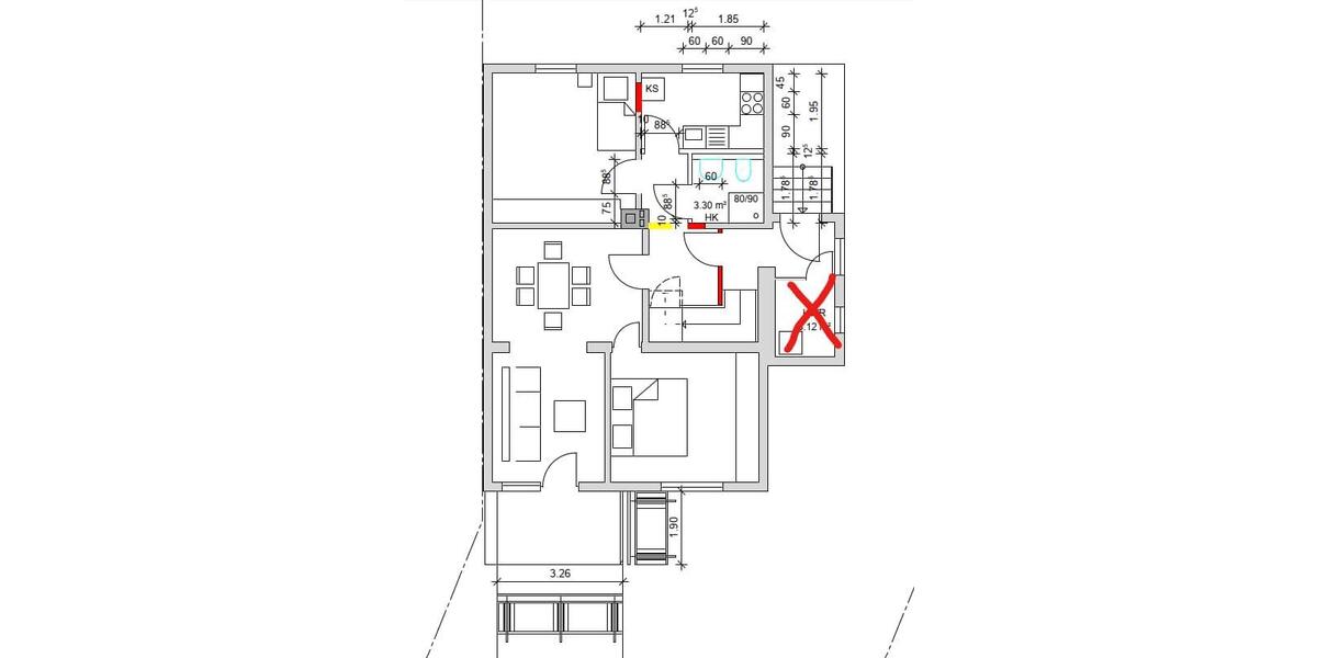 Erdgeschoßwohnung Wald-Michelbach Michelbach - 3 Zimmer, 68 m&sup2;, 680&euro; | Angebot:24780775