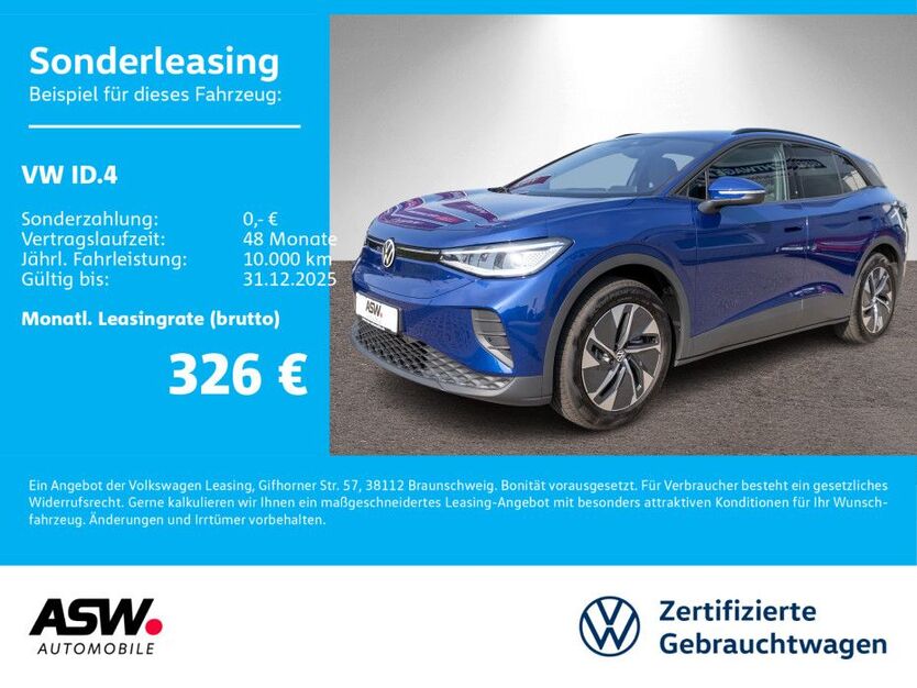 VW ID.4 9.600 km 32.860 € Sinsheim 74889