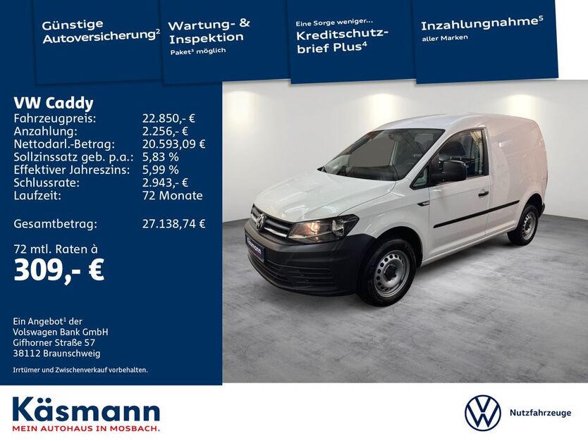 VW Caddy 67.813 km 22.850 € Mosbach 74821