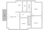 Dachgeschoßwohnung Philippsburg - 4 Zimmer, 143 m&sup2;, 1.250&euro; | Angebot:26533956