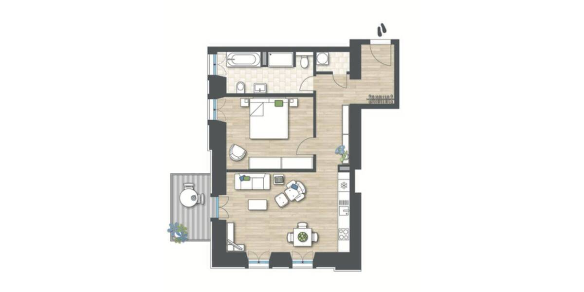 Etagenwohnung Heppenheim - 2 Zimmer, 69 m&sup2;, 349.500&euro; | Angebot:26798683
