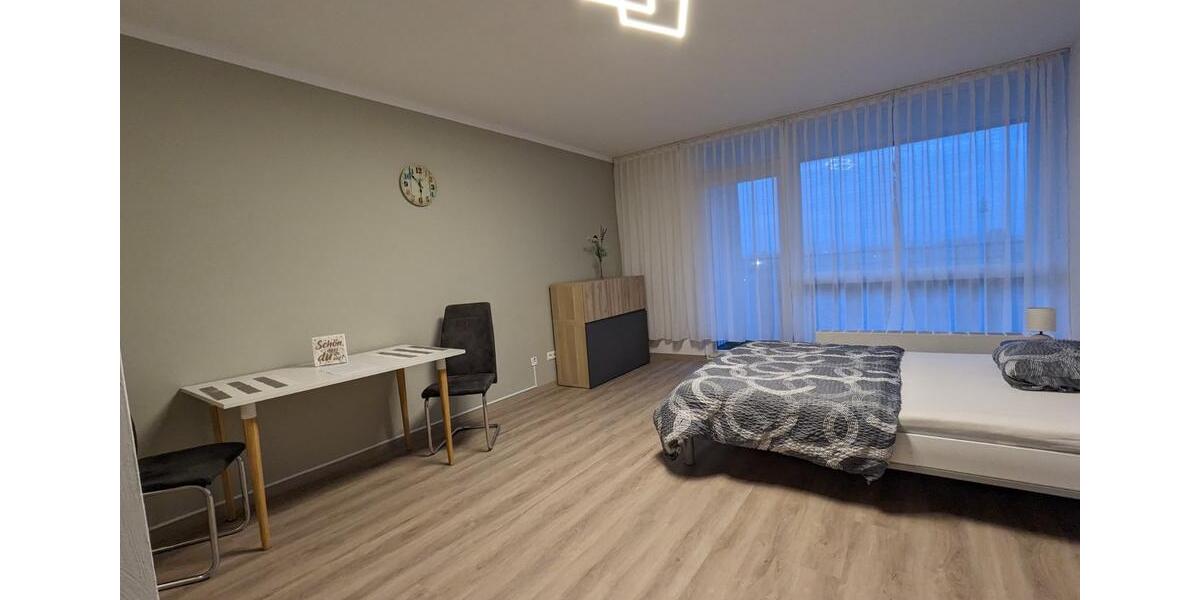33qm Studio Wohnung mit Balkon u. Möbel in LU-Mundenheim 1 zimmer