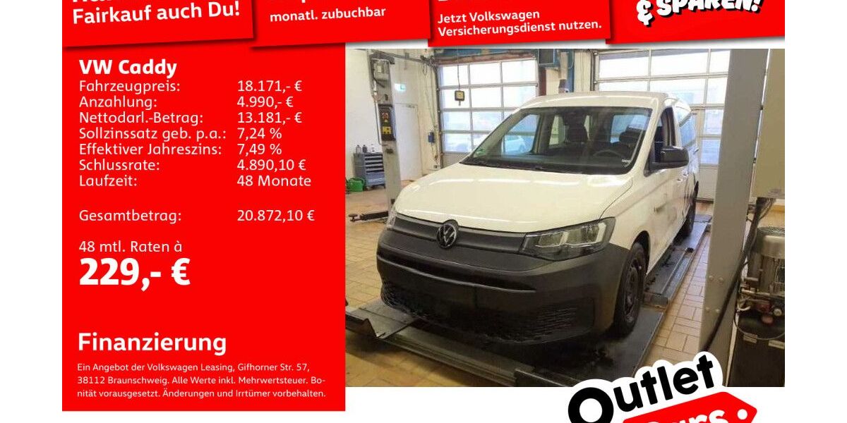 VW Caddy 113.850 km 17.989 &euro; Mannheim 68309