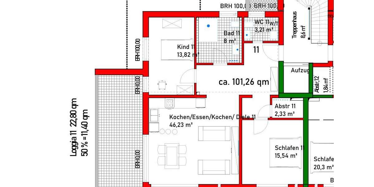 Wohnung zum Kaufen in Bad Schönborn 598.800 € 101 m² 3 zimmer