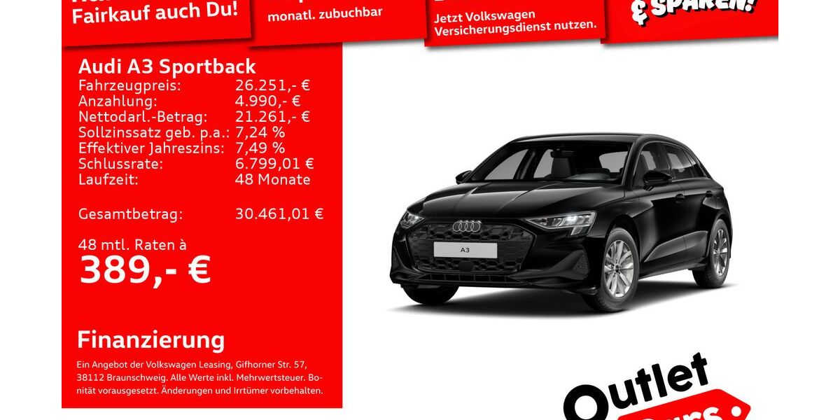 Audi A3 68.702 km 25.692 &euro; Weinheim 69469