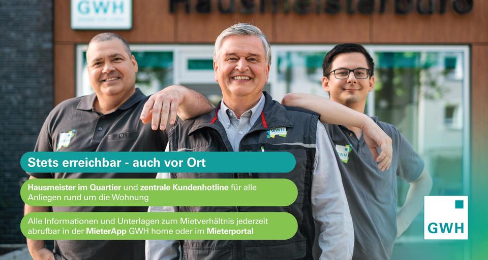Etagenwohnung Heppenheim (Bergstraße) - 2 Zimmer, 63 m&sup2;, 809&euro; | Angebot:25806104