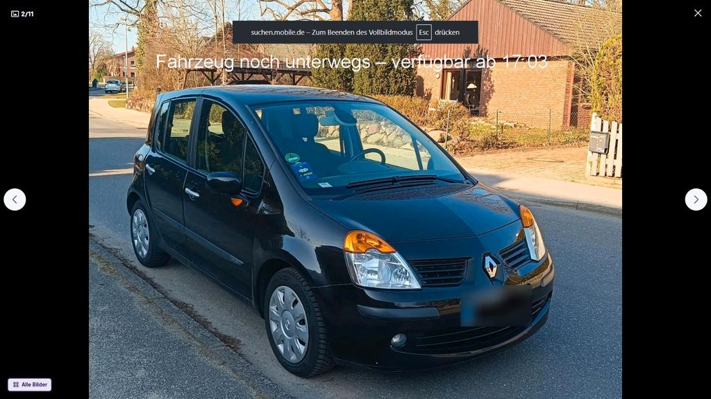 Renault Modus 79.000 km 6.490 &euro; Ludwigshafen am Rhein 67059
