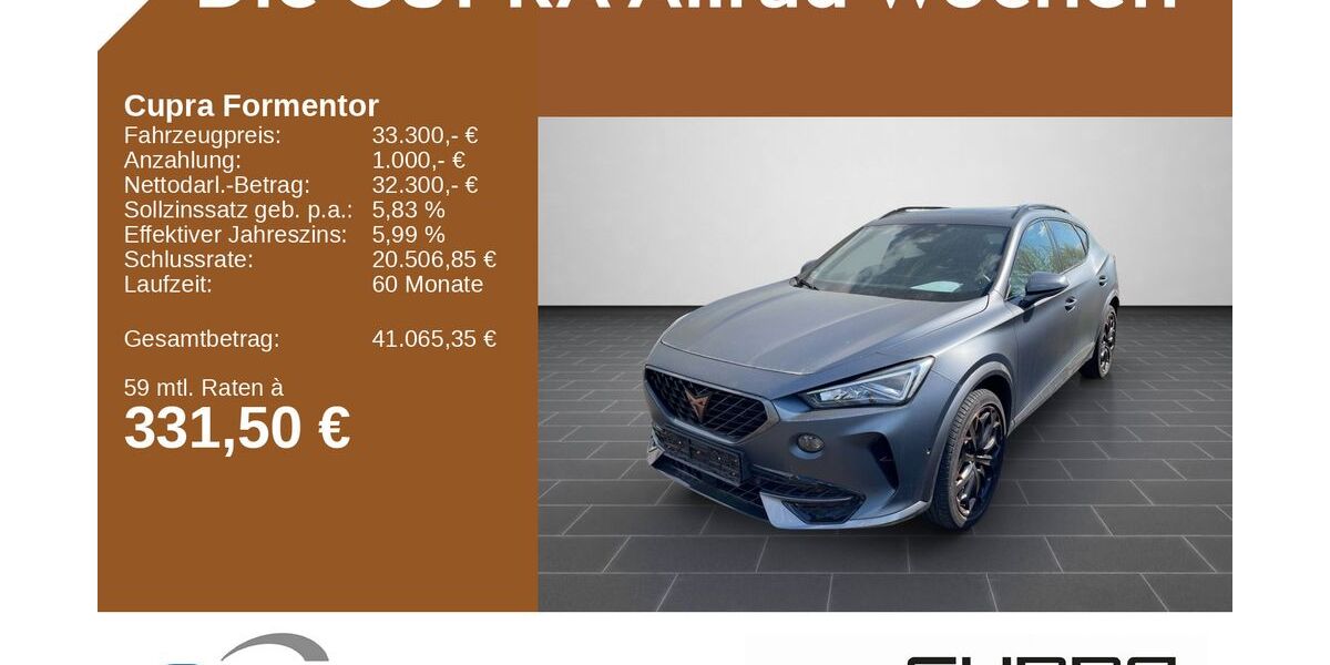 Cupra Formentor 55.451 km 29.900 &euro; Ladenburg 68526