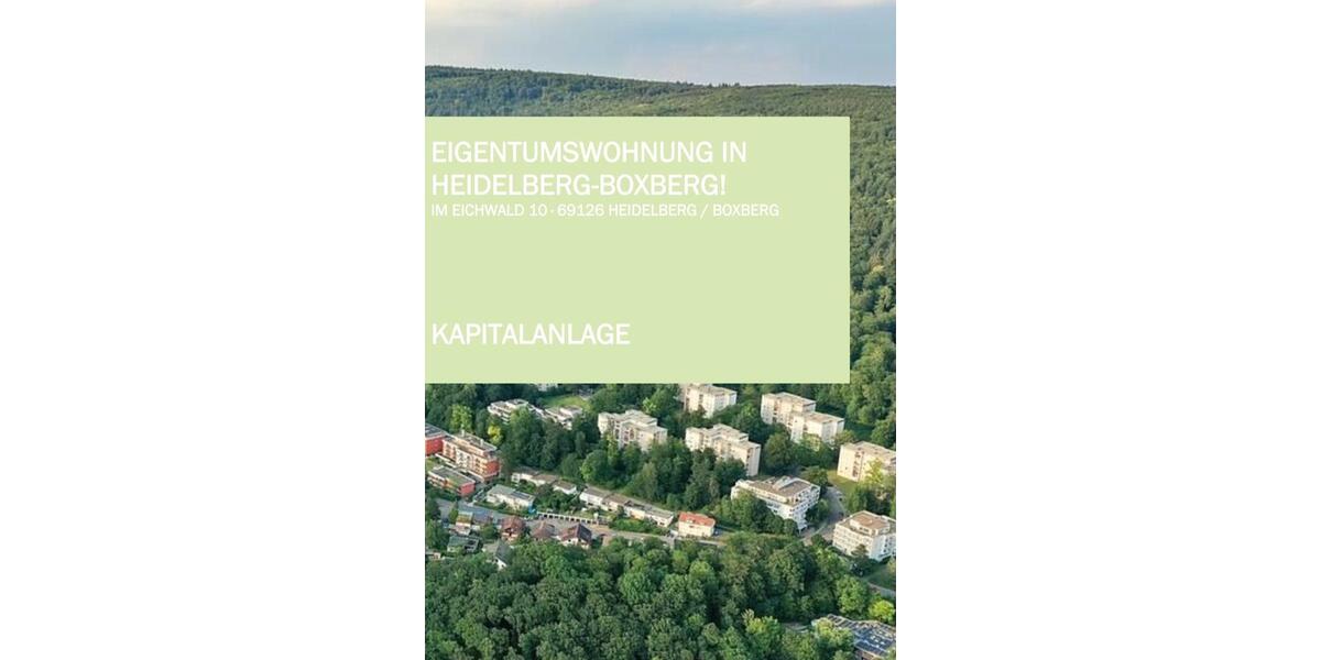 EIGENTUMSWOHNUNG IN HEIDELBERG-BOXBERG 5 zimmer