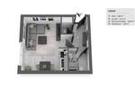 Etagenwohnung Mannheim Quadrate - 1 Zimmer, 29 m&sup2;, 149.000&euro; | Angebot:25937738