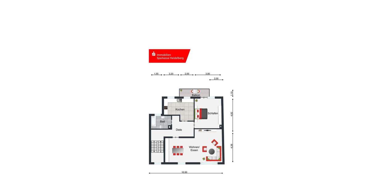 Mehrfamilienhaus, Wohnhaus Wiesloch - 4 Zimmer, 135 m&sup2;, 345.000&euro; | Angebot:25676586