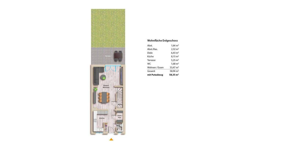 Reihenmittelhaus Mutterstadt - 4 Zimmer, 144 m&sup2;, 1.700&euro; | Angebot:26897526