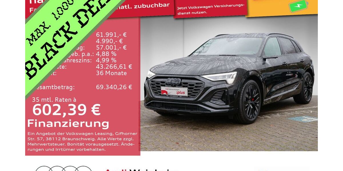 Audi Q8 e-tron 40.219 km 59.992 € Weinheim 69469
